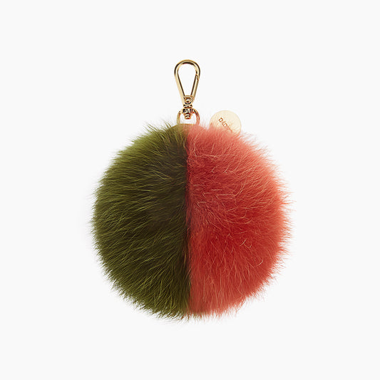 FOX TWO-TONE POMPOM